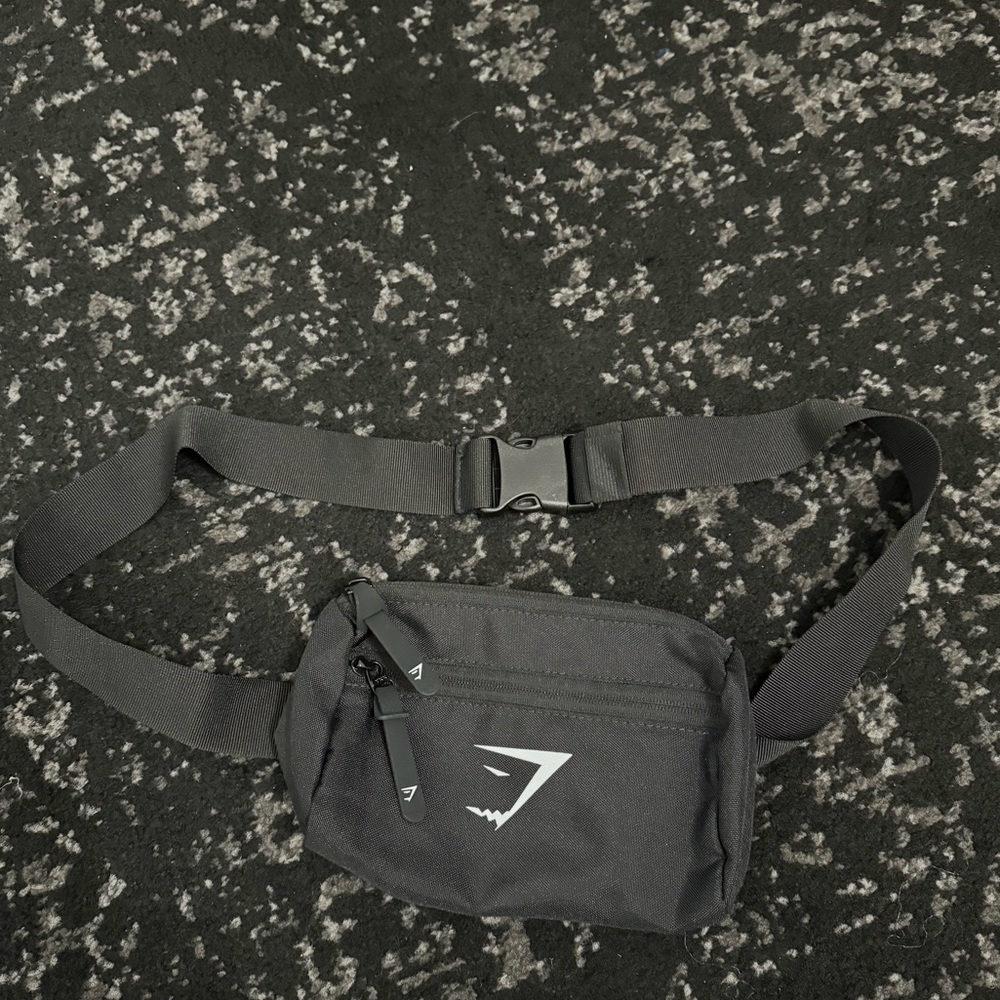 Gymshark Black Waist Bag